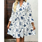 🏖️Summer Hot Sale 50% OFF🏝️👚Women's Floral Print V-Neck Tiered Dress✨