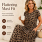 🎉2026 Sale Over 24K+ Sold! 🐆👗Leopard Print Maxi Dress – Loose Fit with Pockets – Style & Comfort in One!✨