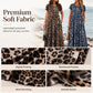 🎉2026 Sale Over 24K+ Sold! 🐆👗Leopard Print Maxi Dress – Loose Fit with Pockets – Style & Comfort in One!✨