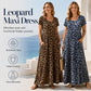 🎉2026 Sale Over 24K+ Sold! 🐆👗Leopard Print Maxi Dress – Loose Fit with Pockets – Style & Comfort in One!✨
