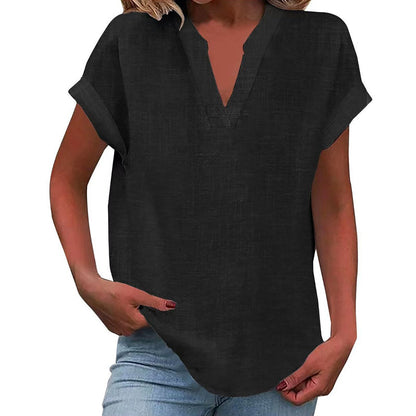 🏖️Summer Hot Sale 50% OFF🏝️👚Women's Summer V-Neck Top✨