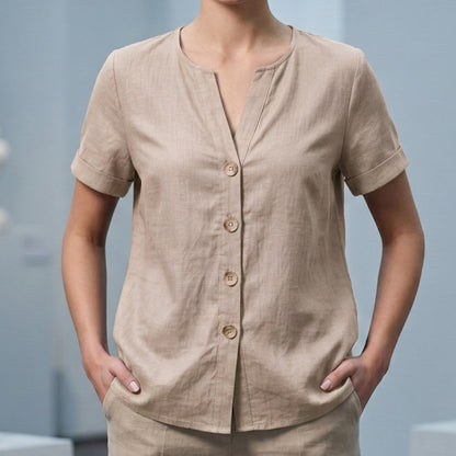 🏖️Summer Hot Sale 50% OFF🏝️✨Women's Summer Casual V-Neck Top👚