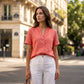 🏖️Summer Hot Sale 50% OFF🏝️✨Women's Summer Casual V-Neck Top👚
