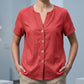 🏖️Summer Hot Sale 50% OFF🏝️✨Women's Summer Casual V-Neck Top👚
