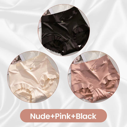 🔥50% OFF🔥🩲Premium Satin Antibacterial Moisture-absorbing Panties