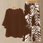 ⌛Limited Time Sale 50% OFF🔥Women’s Flutter Sleeve Top & Wide-Leg Pants Set