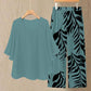 ⌛Limited Time Sale 50% OFF🔥Women’s Flutter Sleeve Top & Wide-Leg Pants Set