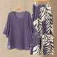 ⌛Limited Time Sale 50% OFF🔥Women’s Flutter Sleeve Top & Wide-Leg Pants Set