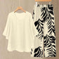 ⌛Limited Time Sale 50% OFF🔥Women’s Flutter Sleeve Top & Wide-Leg Pants Set