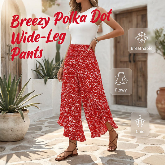 ⌛Limited Time Sale 50% OFF🔥Women's Flowy High Waist Wide-Leg Pants