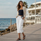 🌺Summer Hot Sale 50% OFF💐👖🩳Women's High-Waist Cargo Capri Pants✨