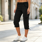 🌺Summer Hot Sale 50% OFF💐👖🩳Women's High-Waist Cargo Capri Pants✨