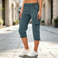 🌺Summer Hot Sale 50% OFF💐👖🩳Women's High-Waist Cargo Capri Pants✨