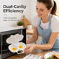 🥳2026 HOT SALE🥳💞69K+ SOLD!💥BUY 2 GET 3 FREE!🍳 Microwave Egg Poacher –Dual‑cavity, non‑stick & easy clean. Healthier than frying – stock up & save! 🏠✅2