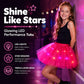 ⌛Limited Time Sale 50% OFF🔥🌈💡LED Light Up Sequin Tutu Skirt Star Mesh Princess Skirt🎁