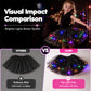 ⌛Limited Time Sale 50% OFF🔥🌈💡LED Light Up Sequin Tutu Skirt Star Mesh Princess Skirt🎁