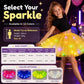 ⌛Limited Time Sale 50% OFF🔥🌈💡LED Light Up Sequin Tutu Skirt Star Mesh Princess Skirt🎁
