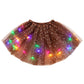 ⌛Limited Time Sale 50% OFF🔥🌈💡LED Light Up Sequin Tutu Skirt Star Mesh Princess Skirt🎁