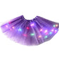 ⌛Limited Time Sale 50% OFF🔥🌈💡LED Light Up Sequin Tutu Skirt Star Mesh Princess Skirt🎁