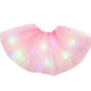 ⌛Limited Time Sale 50% OFF🔥🌈💡LED Light Up Sequin Tutu Skirt Star Mesh Princess Skirt🎁