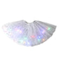⌛Limited Time Sale 50% OFF🔥🌈💡LED Light Up Sequin Tutu Skirt Star Mesh Princess Skirt🎁
