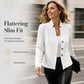 🍁New Fall Collection 50% OFF💥🍂 Women's Textured Button Down Blazer Jacket🧥