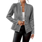🍁New Fall Collection 50% OFF💥🍂 Women's Textured Button Down Blazer Jacket🧥