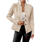 🍁New Fall Collection 50% OFF💥🍂 Women's Textured Button Down Blazer Jacket🧥
