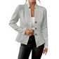 🍁New Fall Collection 50% OFF💥🍂 Women's Textured Button Down Blazer Jacket🧥