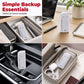 💥Buy 1 Get 1 Free⚡📱🔋Portable Emergency Phone Charger AA Battery Powered Power Bank with LED Flashlight🎁