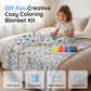 ⌛LIMITED‑TIME 50% OFF! 🥳💞46K+ SOLD🎨🖍️DIY Coloring Blanket Kit – Soft, Washable, Creative‑Fun🎁