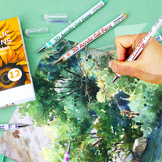 🥳💞58K+ SOLD🎨🖌️Multi-Color Gel Pen Set for Drawing & Coloring🎁