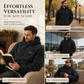 🥳💞86K+ SOLD🔥🧥Men's Winter Lined Hoodie Jacquard Pattern Long Sleeve Pullover Sweatshirt for Casual Outdoor Wear❄️🎁