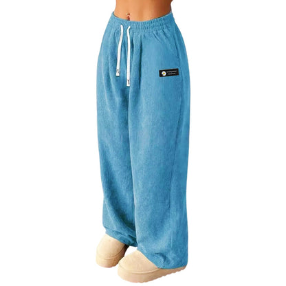 🥳💞36K+ SOLD💓👖Women's Corduroy Wide-Leg Pants with Drawstring🔥