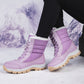 ⌛Limited Time Sale 60% OFF🔥👢❄️Women's Waterproof Plush-Lined Mid-Calf Snow Boots🎁