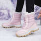 ⌛Limited Time Sale 60% OFF🔥👢❄️Women's Waterproof Plush-Lined Mid-Calf Snow Boots🎁