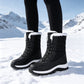 ⌛Limited Time Sale 60% OFF🔥👢❄️Women's Waterproof Plush-Lined Mid-Calf Snow Boots🎁