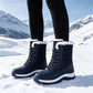 ⌛Limited Time Sale 60% OFF🔥👢❄️Women's Waterproof Plush-Lined Mid-Calf Snow Boots🎁