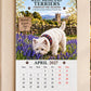 🥳💞48K+ SOLD🐾📆West Highland Terrier Wall Calendar🎁