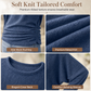 ⌛Limited Time Sale 60% OFF🔥👚Women's Loose Knit Jumper — Batwing Sleeves, Side Ruched🎁