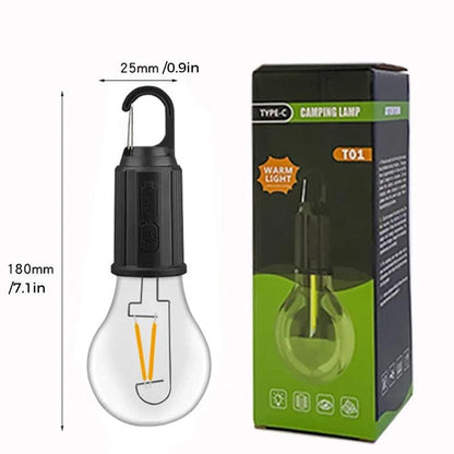 ✨Hanging Camping Lantern – Vintage style, Type-C fast charge. 400mAh battery, soft glow. Use indoors or out. Great for DIY decor, fishing trips or patio ambiance. 🎣🏡